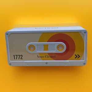 Veuve Clicquot Circles Cassette Box Limited Edition Champagne Bottle Case Only